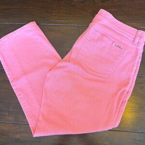 Lauren Ralph Lauren Pink‎ Modern Straight Jeans Size 10 LRL